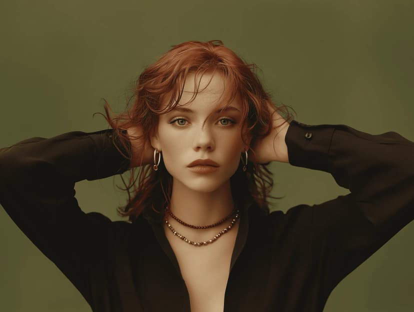 Crimson Drop Hoops detail 1