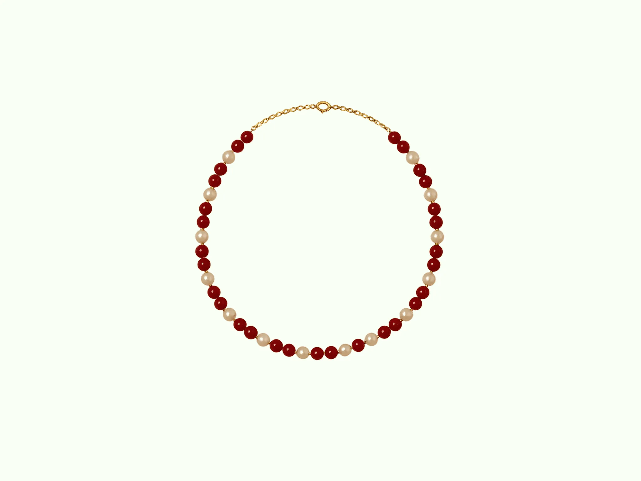 Rosso Pearl necklace
